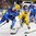 COLOGNE, GERMANY - MAY 12: Sweden's William Karlsson #71 and Italy's Armin Hofer #9 chase down a loose puck while William Nylander #29 and Enrico Miglioranzi #15 look on during preliminary round action at the 2017 IIHF Ice Hockey World Championship. (Photo by Andre Ringuette/HHOF-IIHF Images)

